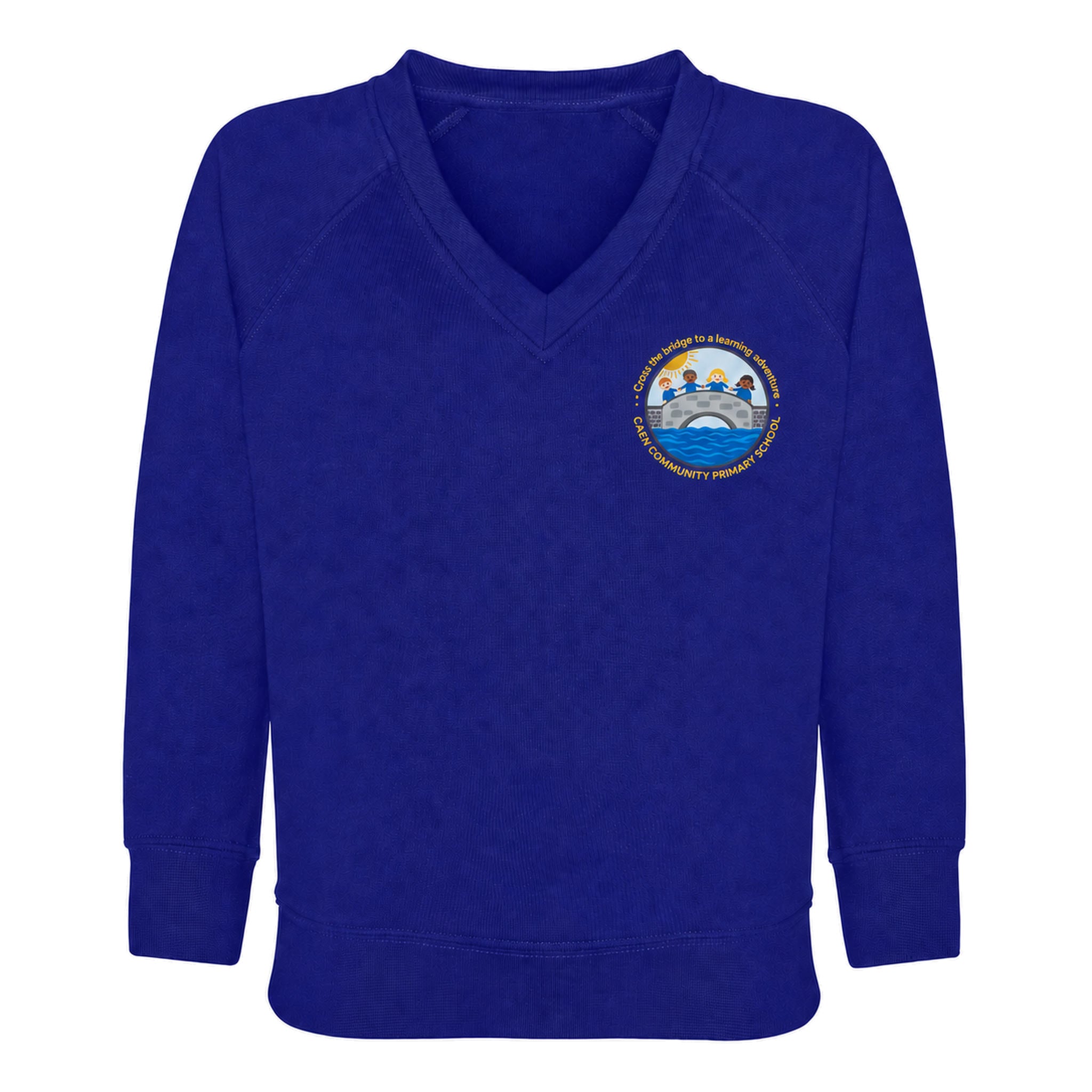 Caen Street Primary V-Neck Sweatshirt